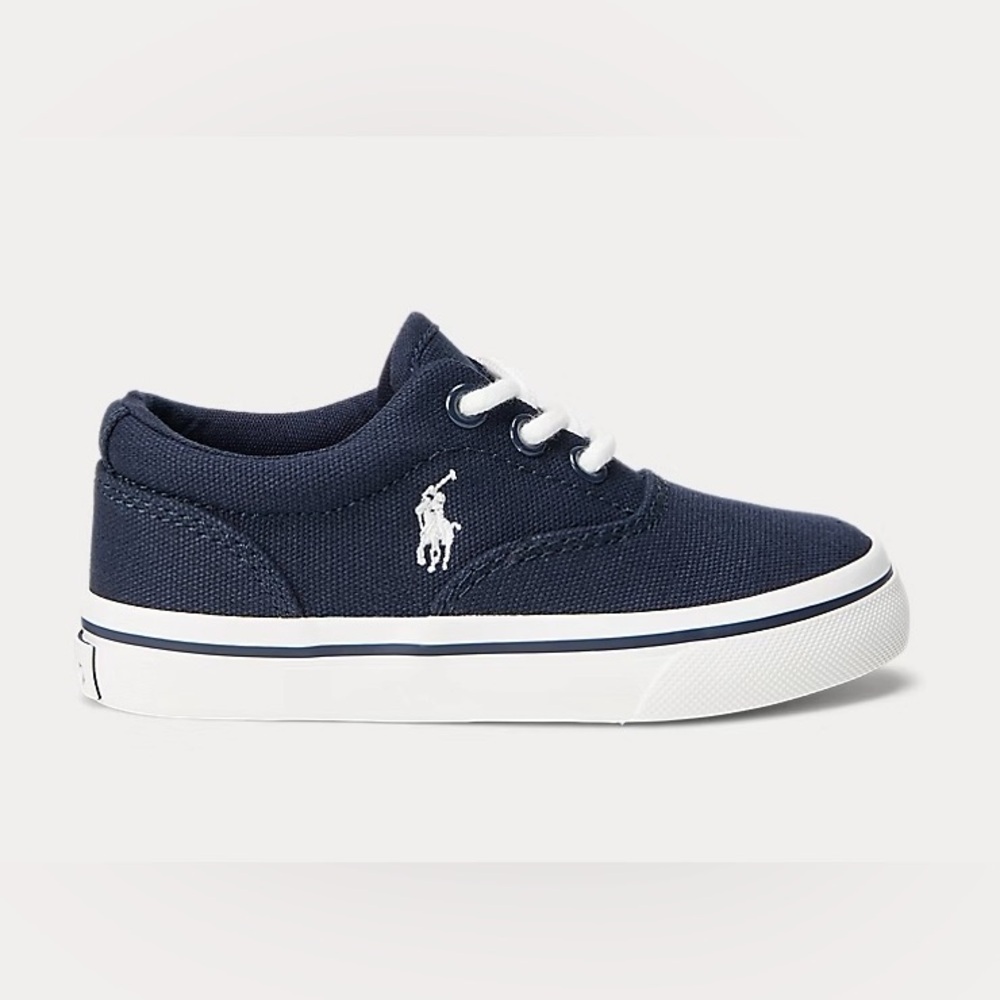Ralph Lauren Polo Toddler Boy Keaton Canvas Sneaker - 7.5C